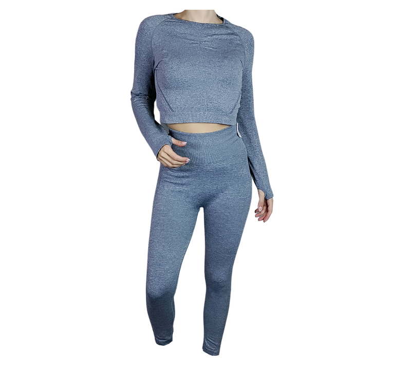 Sivi Sportski Top