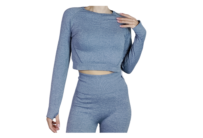 Sivi Sportski Top